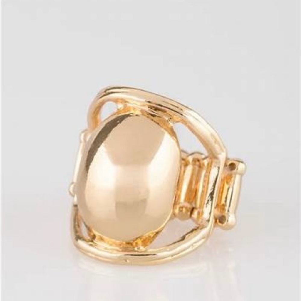 *Gold ring.